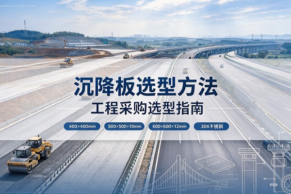 平阴沉降板选择方法