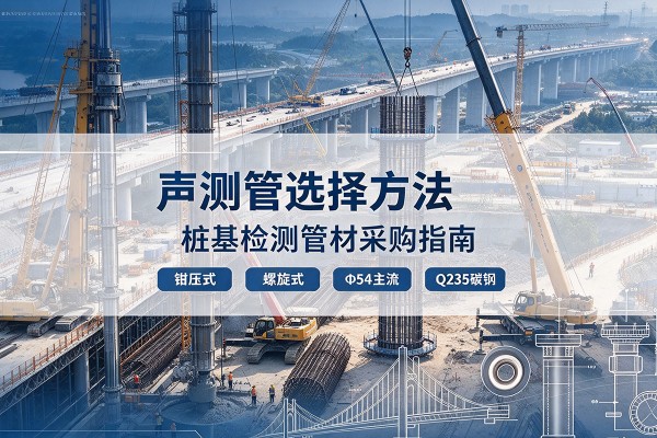 平阴声测管选型标准