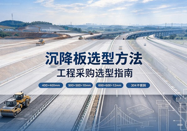 平阴沉降板选择方法