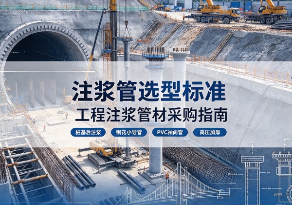 平阴注浆管选型标准
